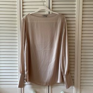 Grey Satin H&M Blouse